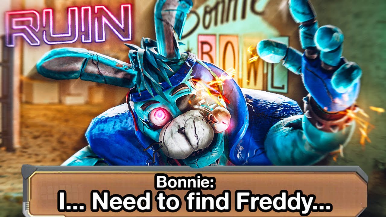 FNAF Ruin: Glamrock Bonnie's SECRET VOICE LINES! NEW ENDING FOUND! (Security Breach DLC)