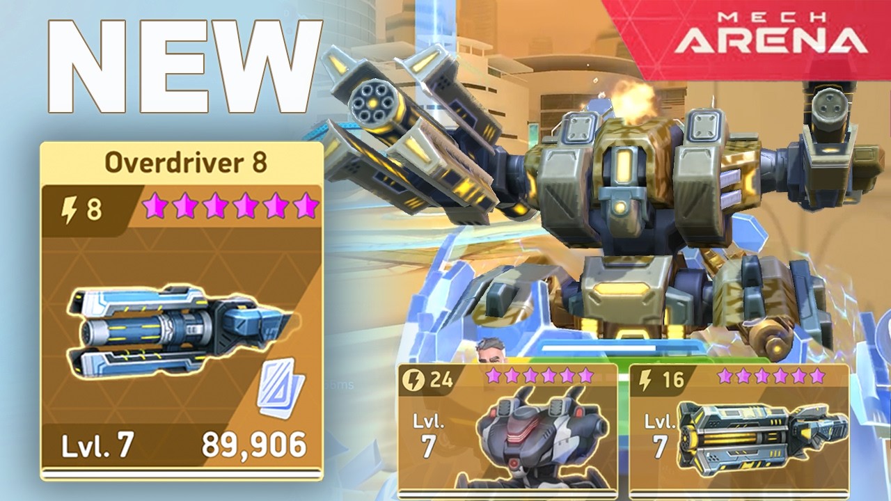 You Should Try NEW OVERDRIVER 8+16 on Bastion - Mech Arena