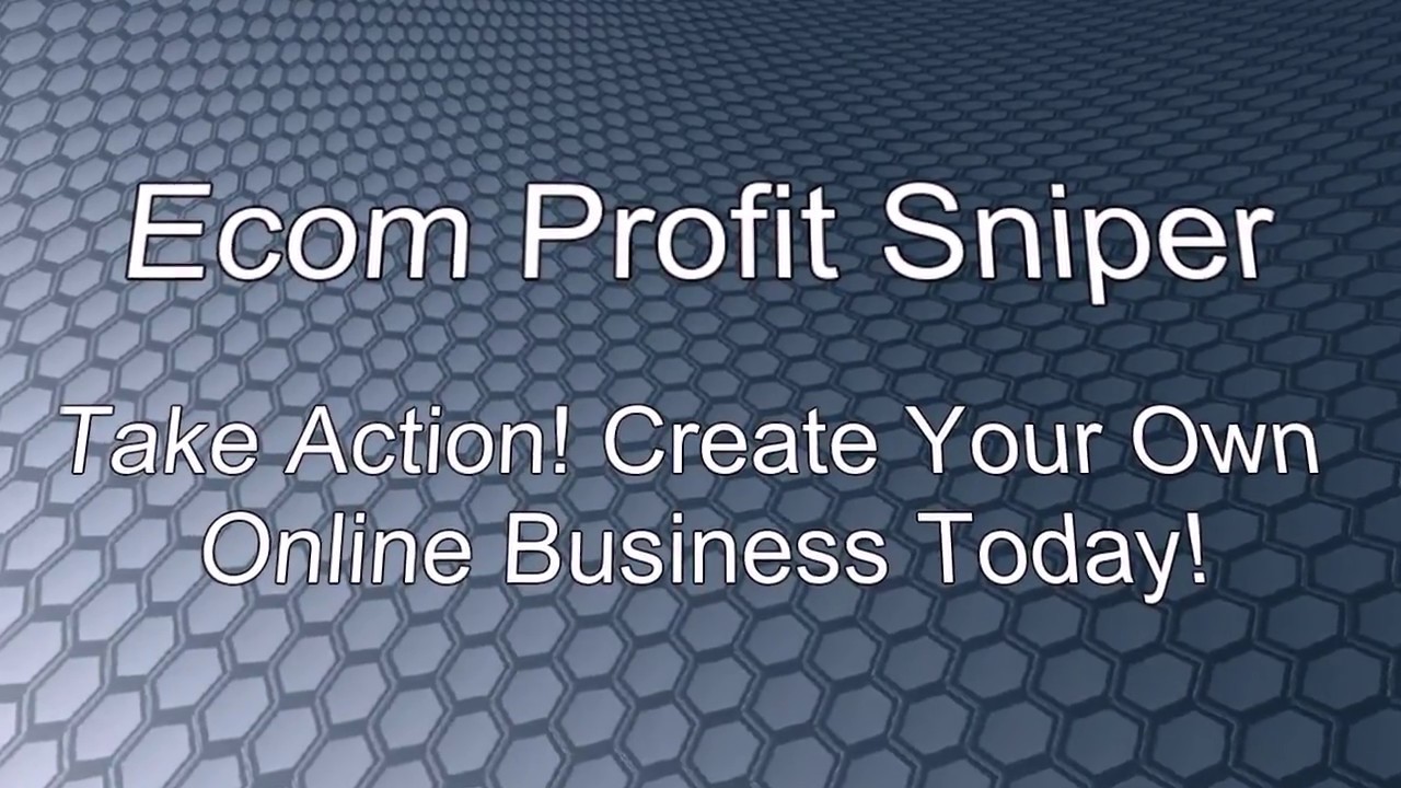Ecom Profit Sniper It&rsquo;s EASY!