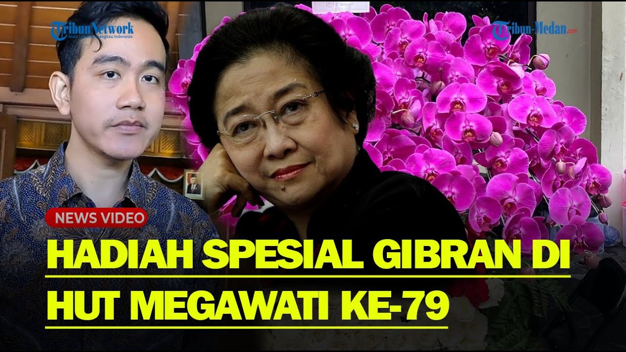 WAPRES GIBRAN Kirim Hadiah Spesial di Ulang Tahun Megawati ke 79