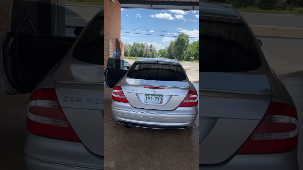 Loud Mercedes clk500 stock #automobile #mercedes #loud #exhaust #car