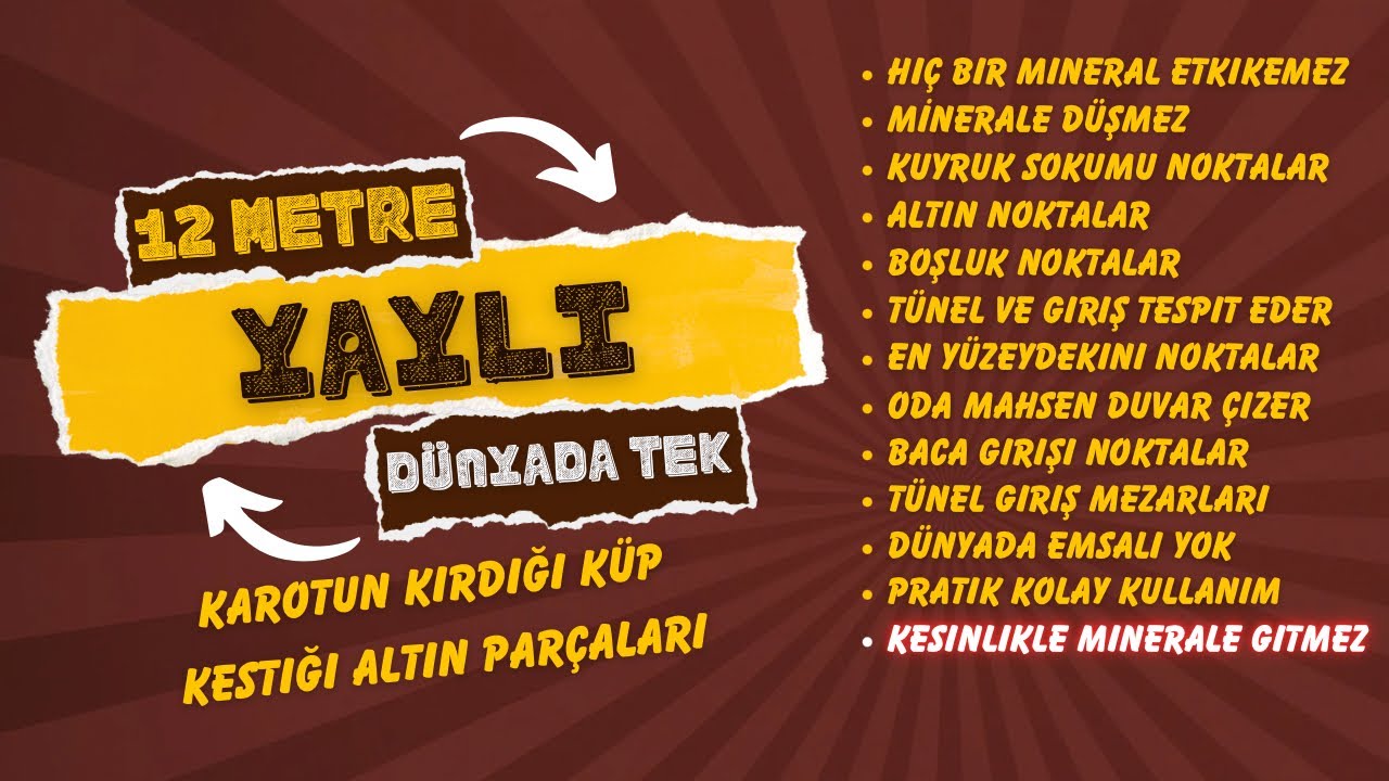 YAYLI..KAROTUN KIRDIĞI K&Uuml;P PAR&Ccedil;ALARI VE KESTİĞİ ALTIN PAR&Ccedil;ALARI KAZMASINA G&Uuml;VENEN GELSİN 05368611658