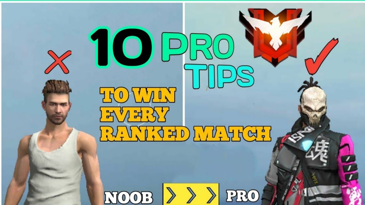 10 PRO TIPS TO WIN EVERY RANKED GAME | FREE FIRE / Fully explained / bin zaid