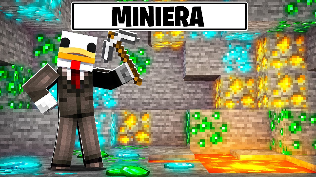 HO TROVATO LA CAVERNA PIÙ RICCA DI MINECRAFT