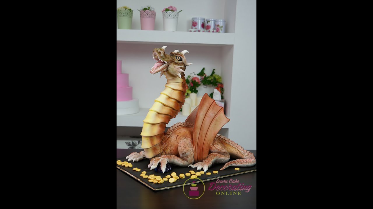 How to Make a Dragon Cake with Fire Blowing Effects