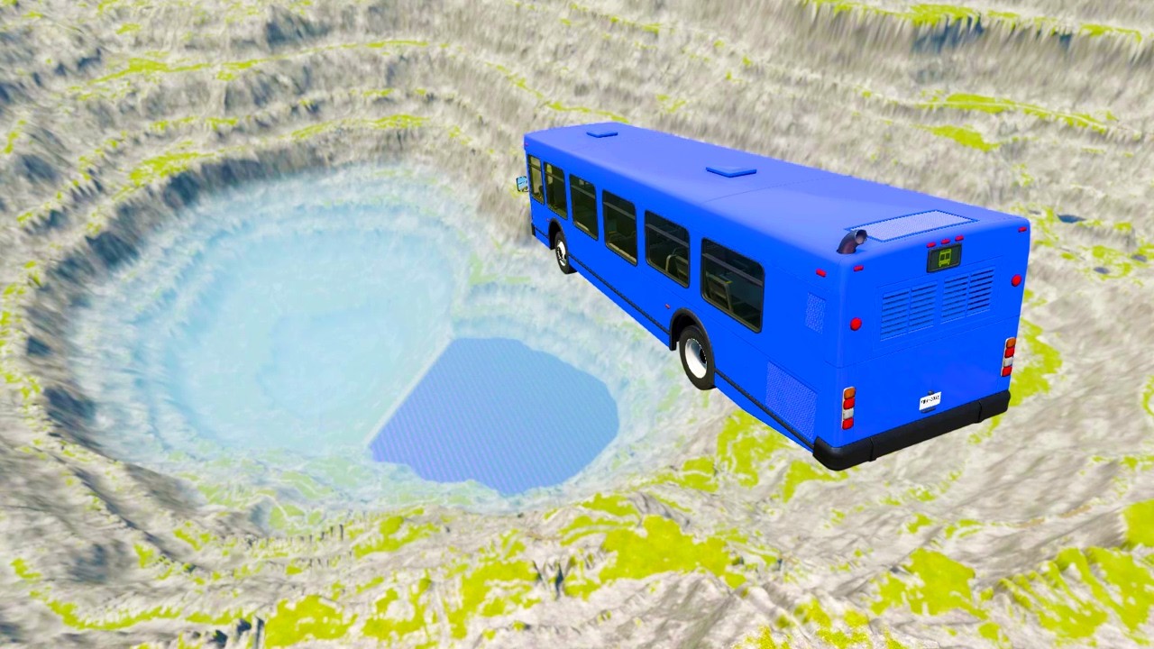BeamNG.Drive - Leap Of Death Car Jumps and Falls Crashes #1
