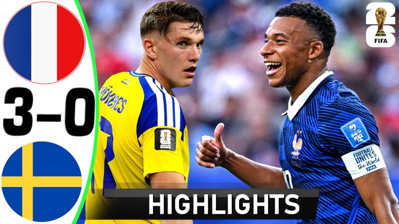 France vs Sweden 3-0 - All Goals And HIGHLIGHTS 2026 ⚡️ MBAPPE 