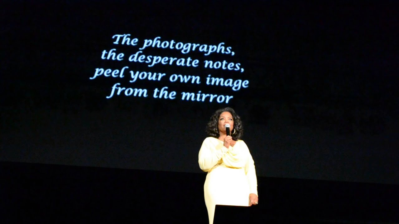 Oprah recites Love After Love