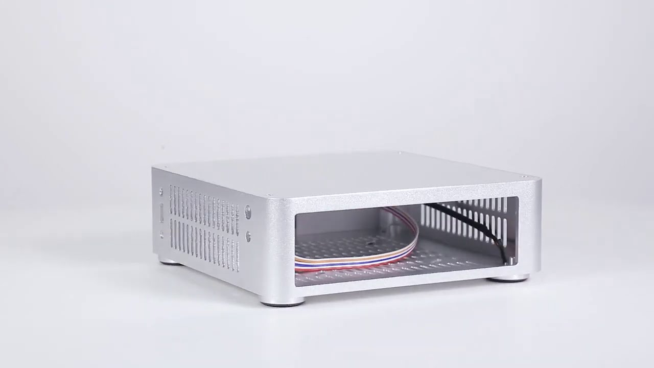 Realan Whole Aluminum Mini ITX Case Mini PC E.mini H60