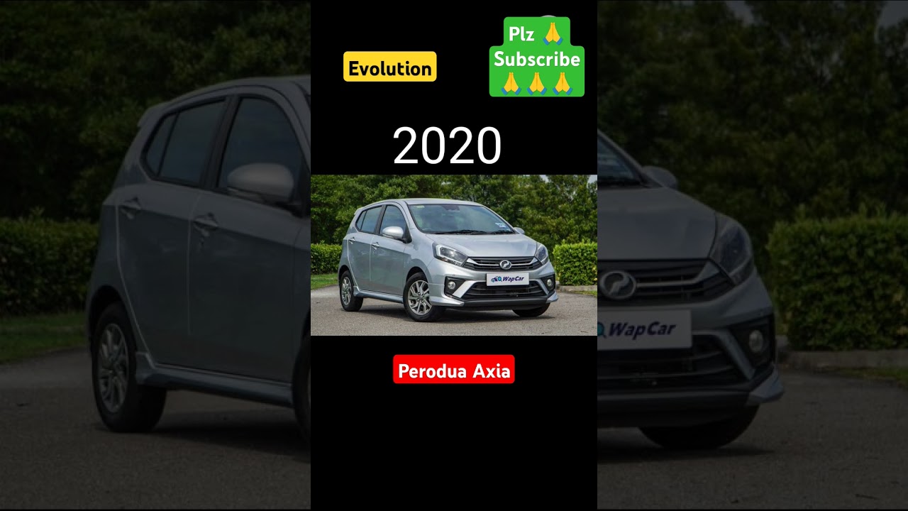 Evolution of Perodua Axia // Plz subscribe 🙏 