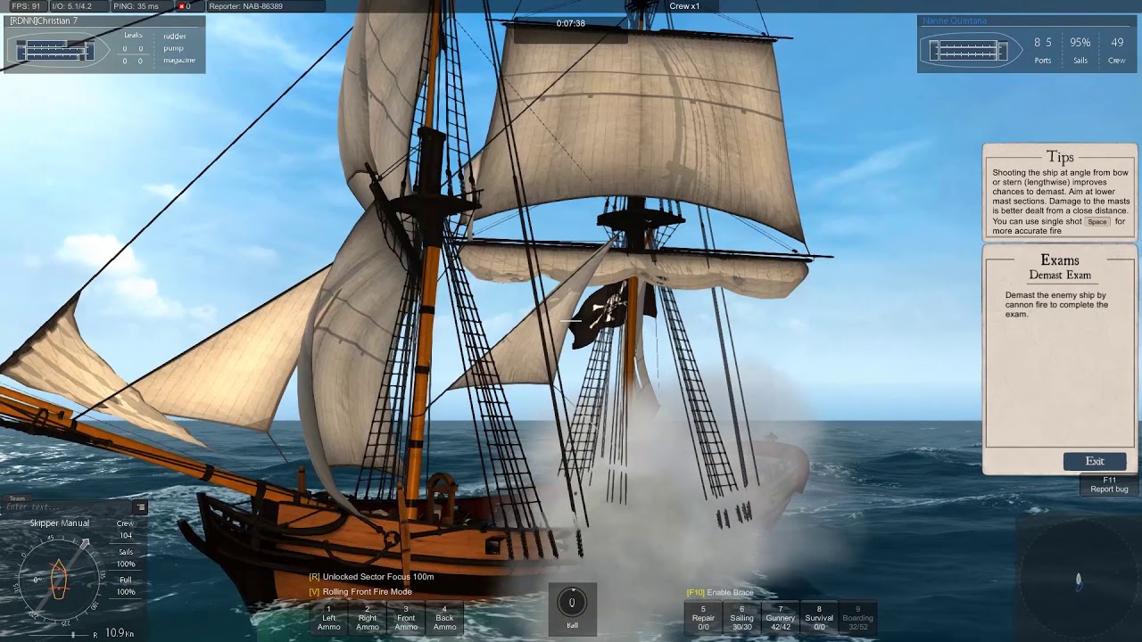 Tutorial Exam #2: Demast (old)