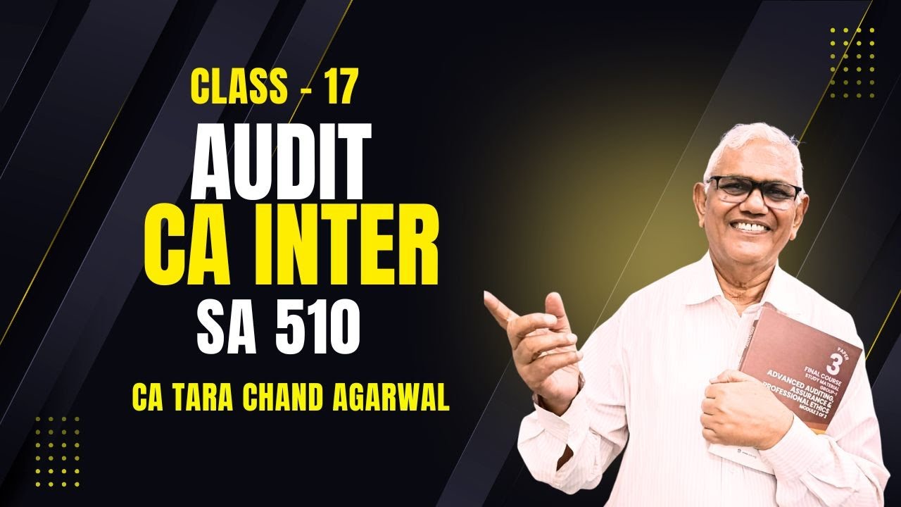 Audit CA Inter Class 17 | SA 510