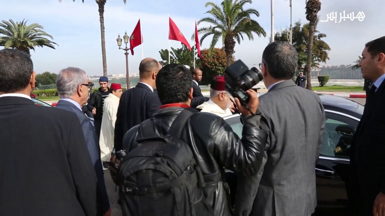 في ضريح محمد الخامس