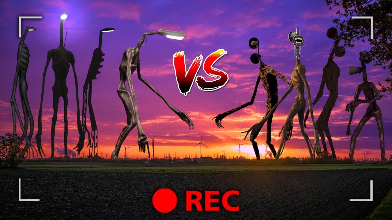 Siren Head ARMY VS Light Head ARMY