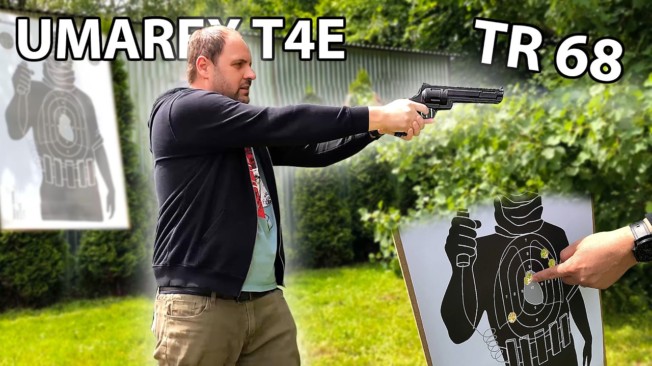 Revolver Umarex T4E TR 68 (HDR 68) 16J - Destrukce, terčová střelba a srovnání s HDS 68 | Colosus
