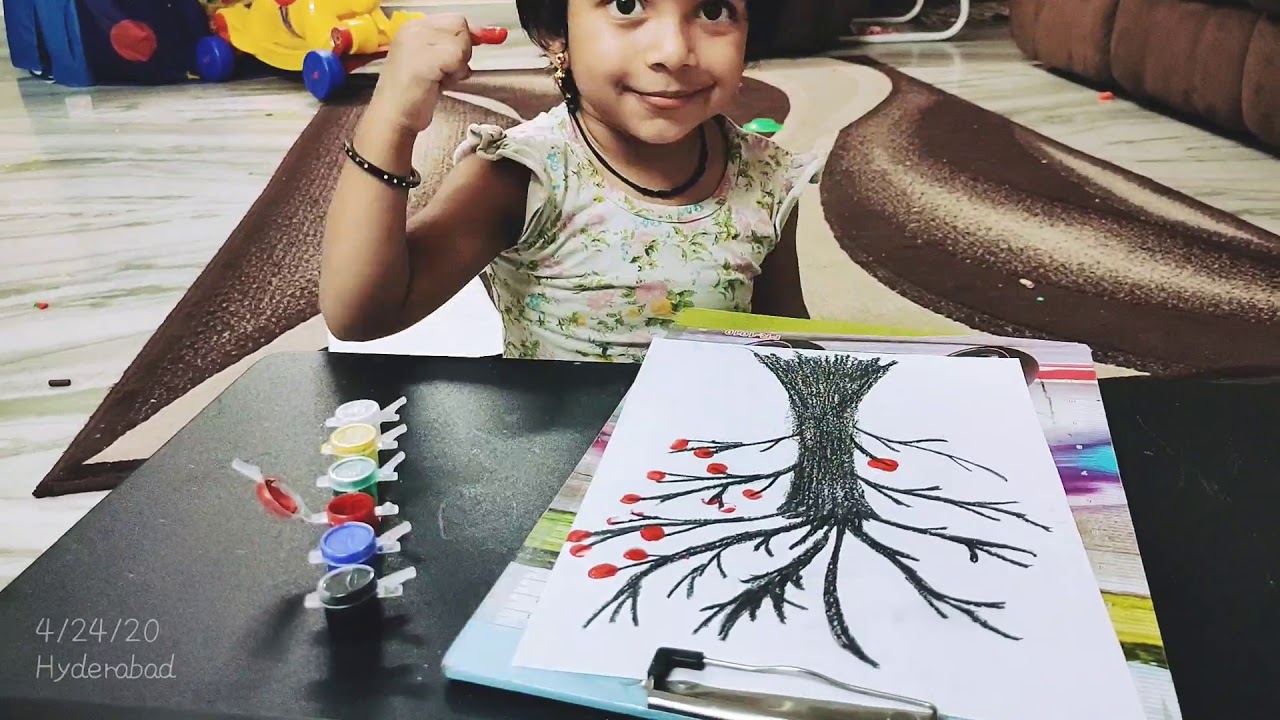 Finger painting for toddlers