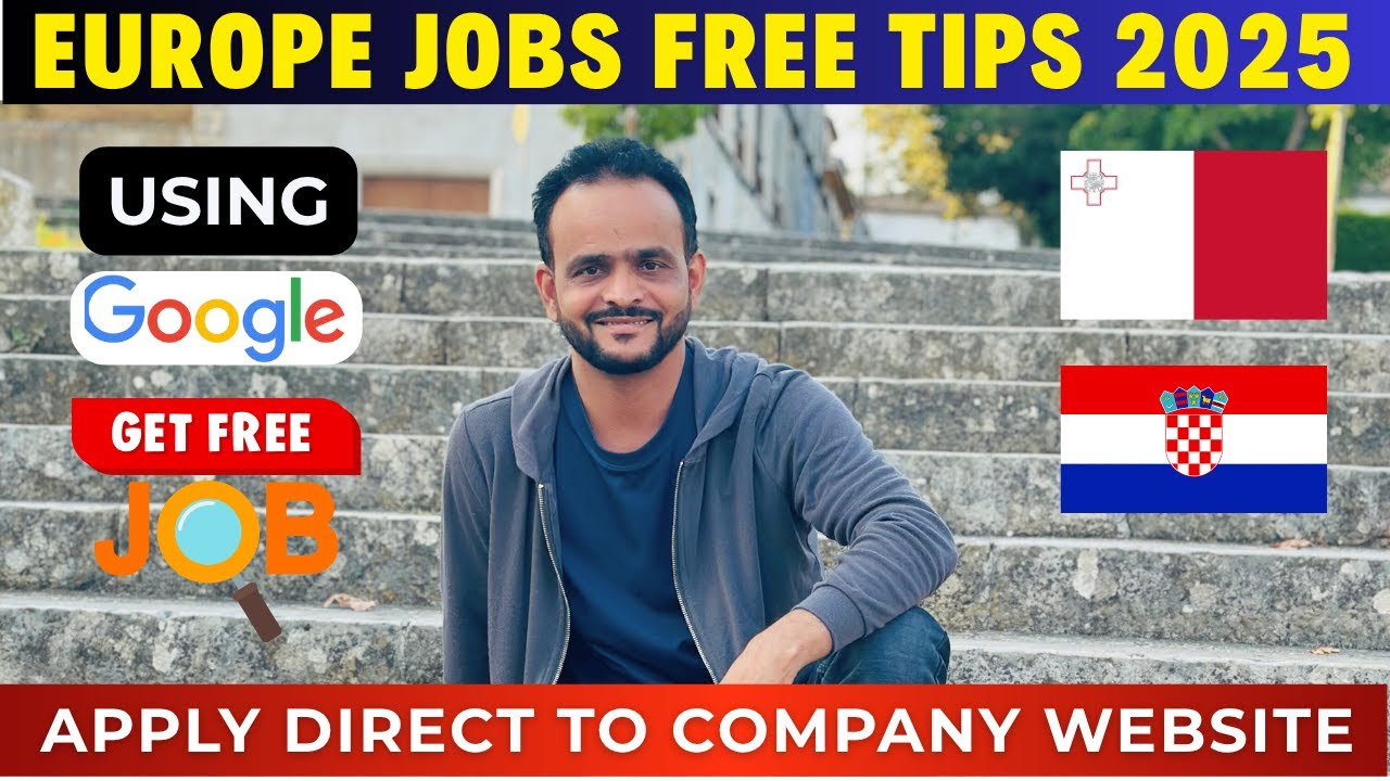 Europe Jobs Just in 30 Days Using Google Search ! Apply Directly without Agency | Tabrez Malik