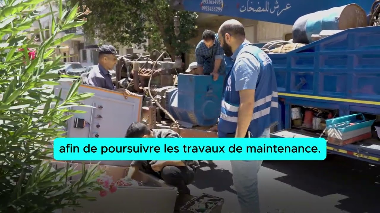 Rendre l’eau potable à Homs | La Campagne Humanitaire Amer – IYD