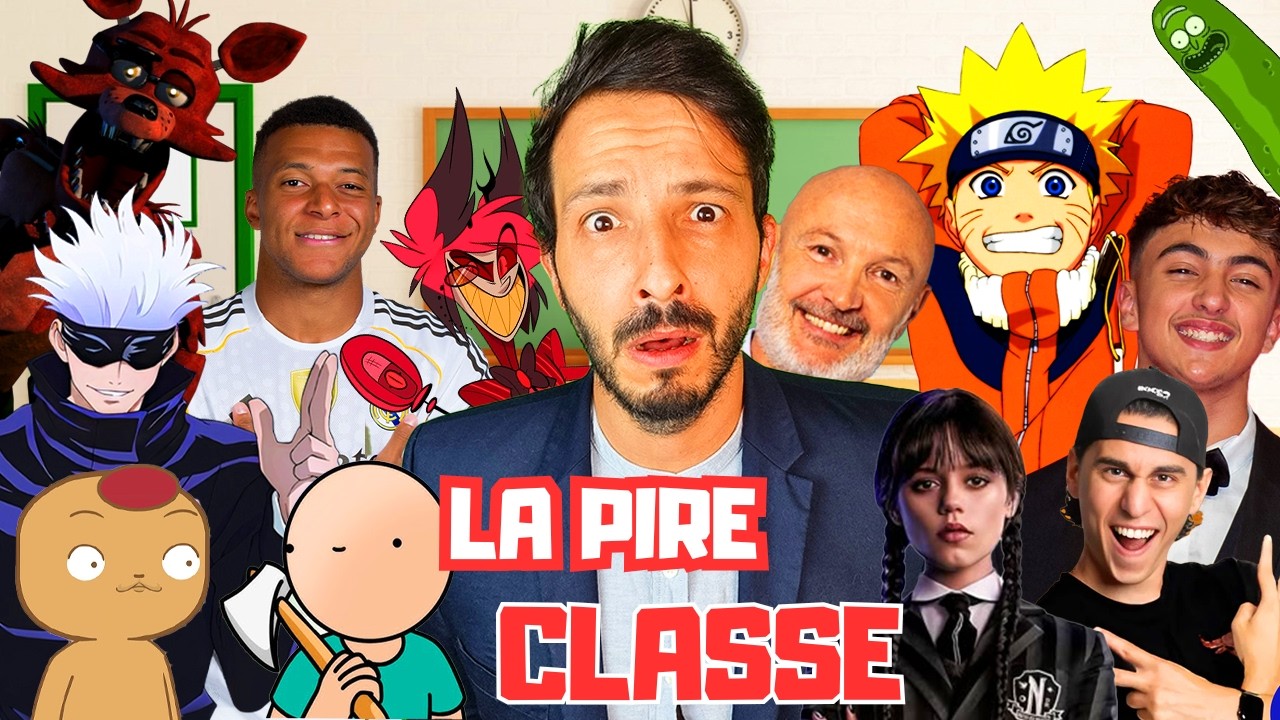LA PIRE CLASSE DE FRANCE ! COMPILATION TIKTOK 2025 ! ( Mercredi addams, Naruto, inoxtag, fnaf... )