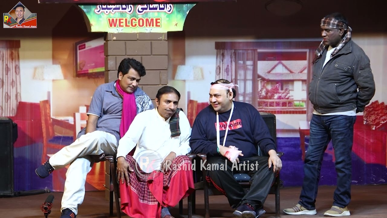 NEW PUNJABI PAKISTANI COMEDY STAGE DRAMA CLIP