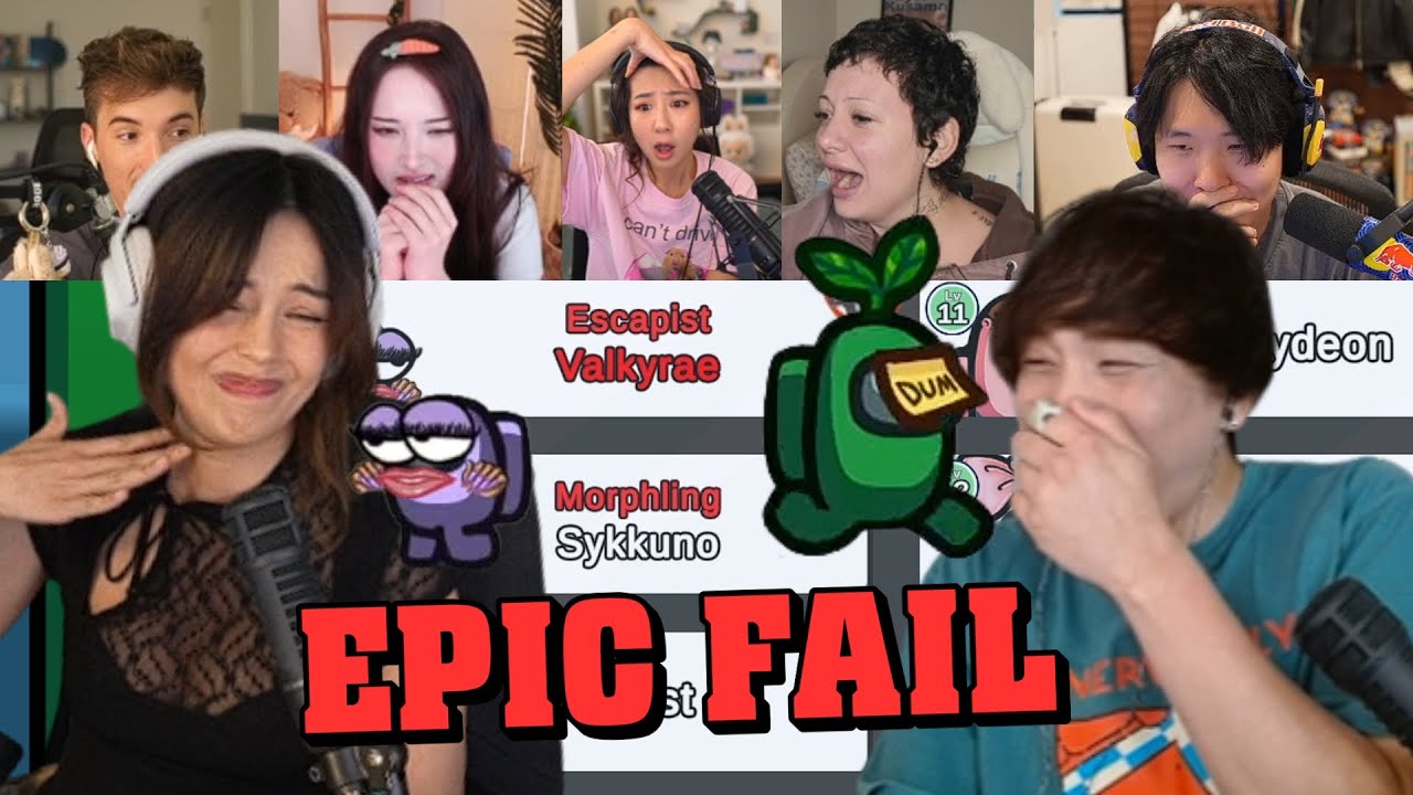 Infernal Twins GONE WRONG + Valkyrae CLUTCH in Among Us 2025