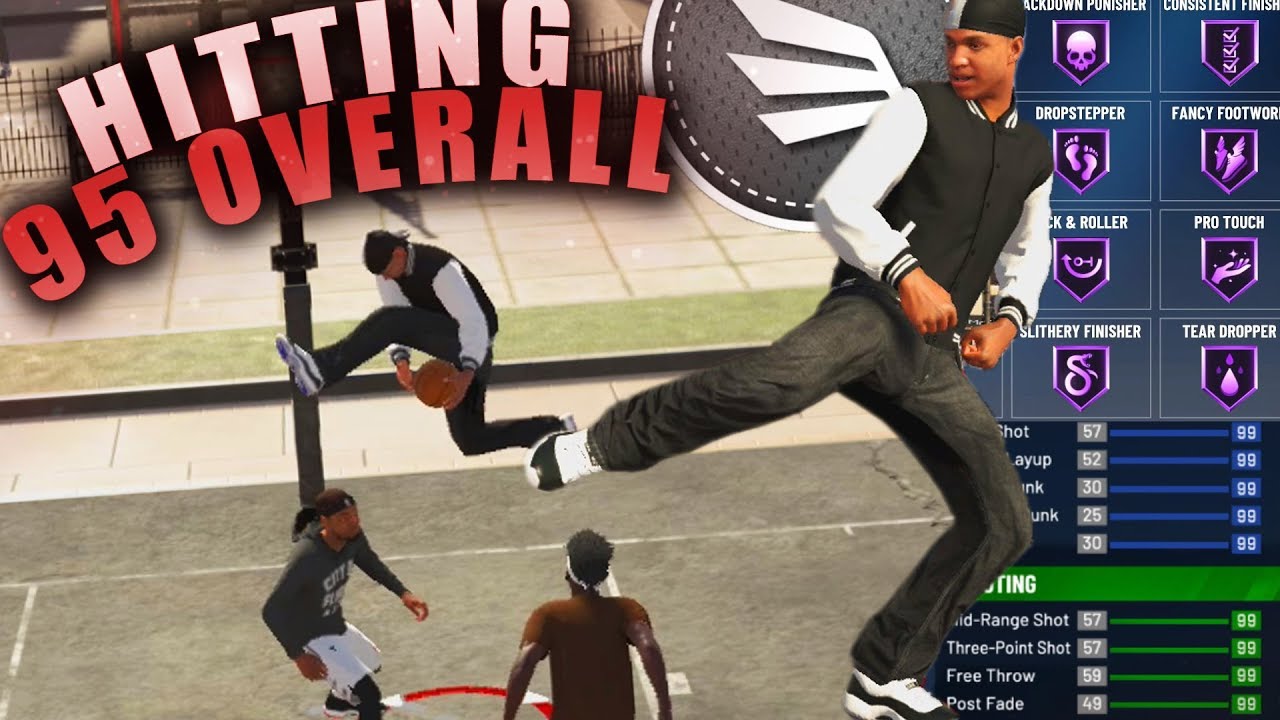 Hitting 95 Overall - Slasher Build Dunking Everything! NBA 2K20 Park Gameplay