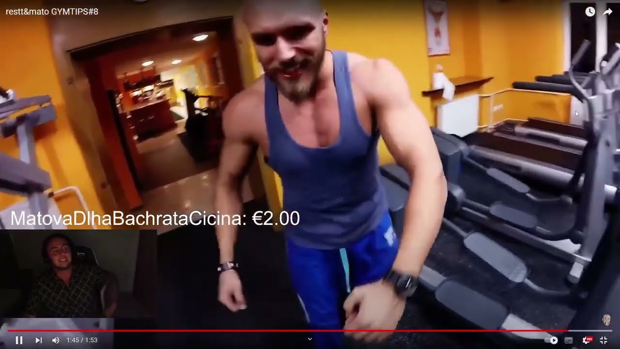 Maťo Sleduje Staré Videá s RESTTOM [Gym Tips] & Začiatky streamovania