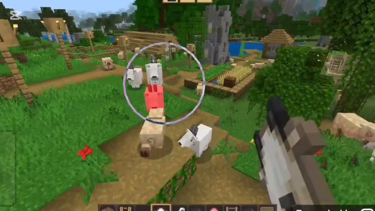 THE END OF THE WORLD REMIX! Crafting and baaing pig invasión tnt explosion scene! Spartamarioworldre