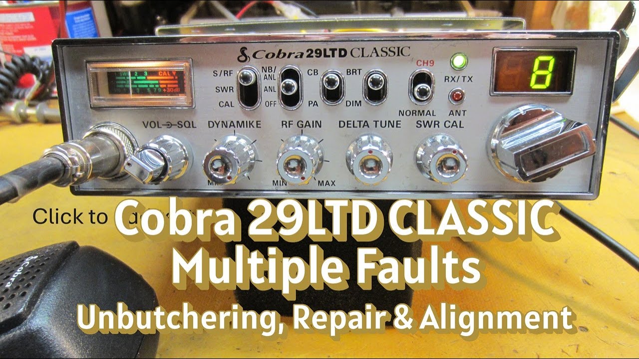 Cobra 29LTD Classic — устройство обнаружения множественных неисправностей.