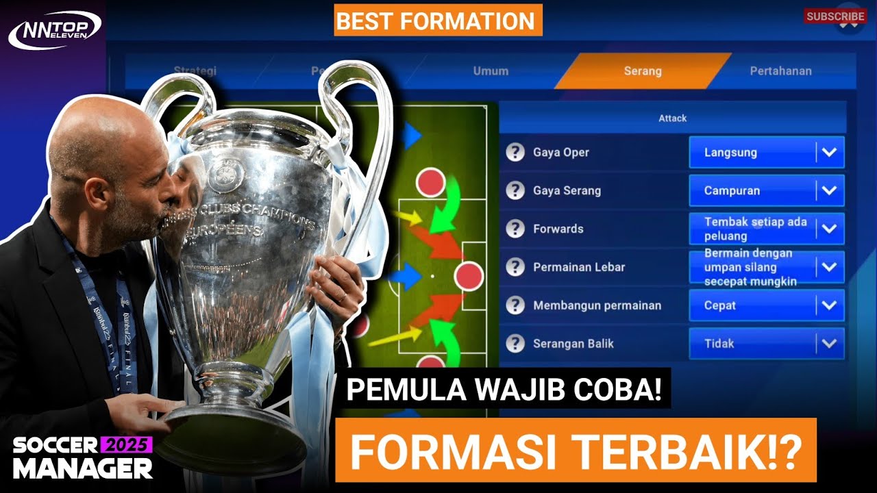 SOCCER MANAGER 2025 | FORMASI TERBAIK