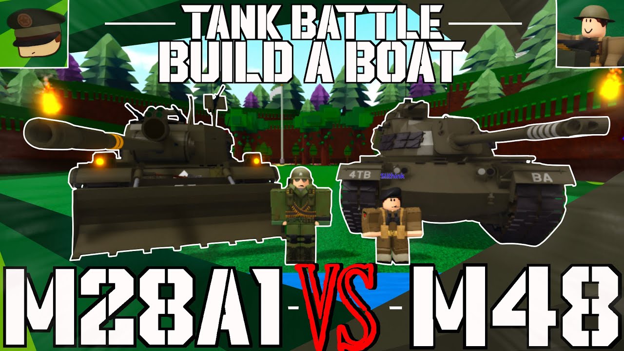 1v1 Tank Battle in Build a Boat Treasure | ( w/@slithink  )