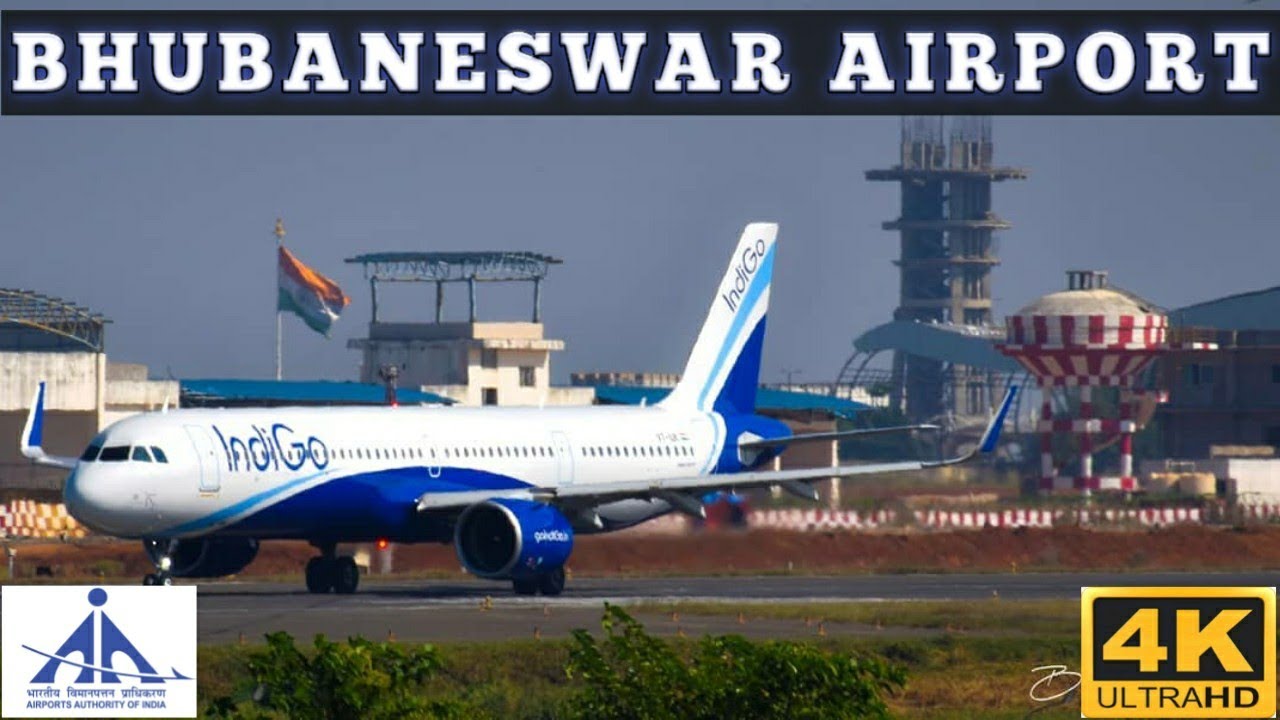 Flight Landing at Bhubaneswar Biju Patnaik Airport | Odisha | [HD] 