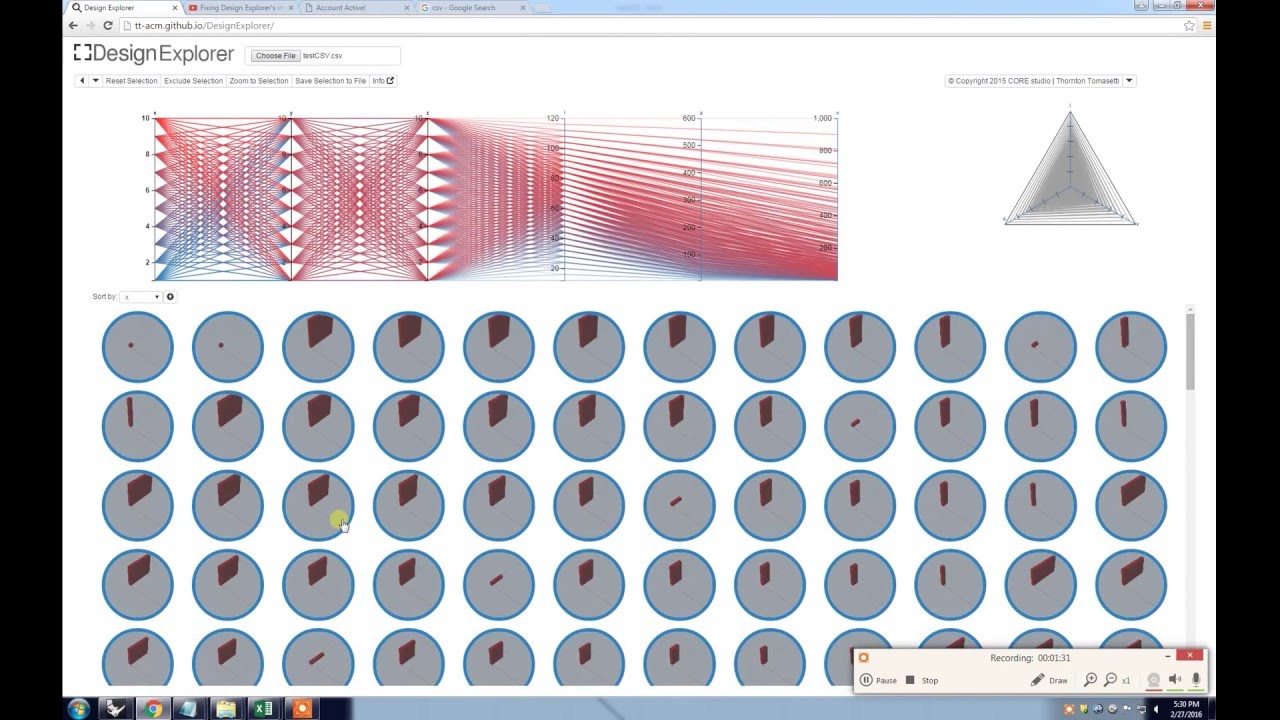 How to use Design Explorer demo (old)