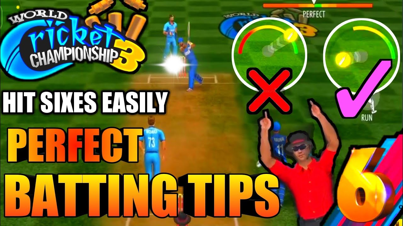 🔥WCC3 PERFECT BATTING TIPS | HIT SIXES EASILY IN WCC3 | WCC3 MAI PERFECT BATTING KESE KARE