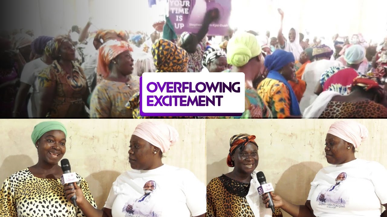 ROYALS EXCITED AS THEY PARTAKE IN WEDNESDAY SERVICE AT HEADQUARTERS, KUMASI(VOG) #thevoiceofgod