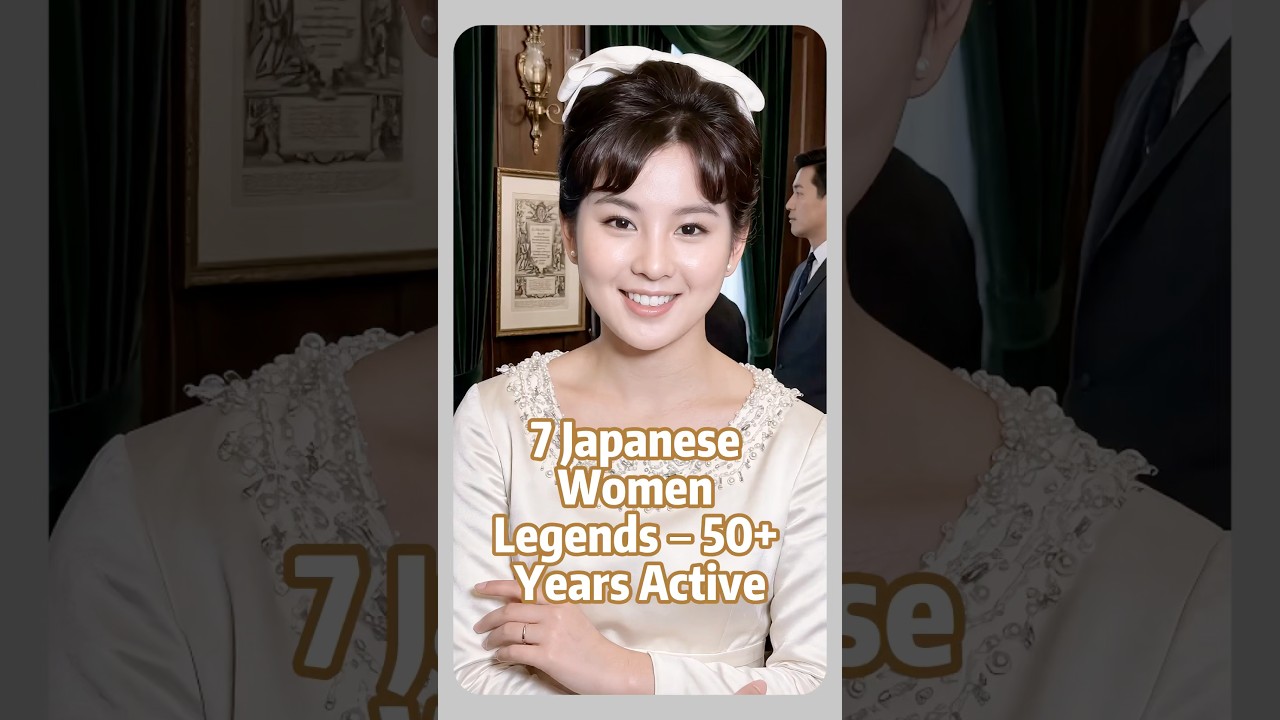 7 Japanese Women Legends &ndash; 50+ Years Active#japan #actress #fyp