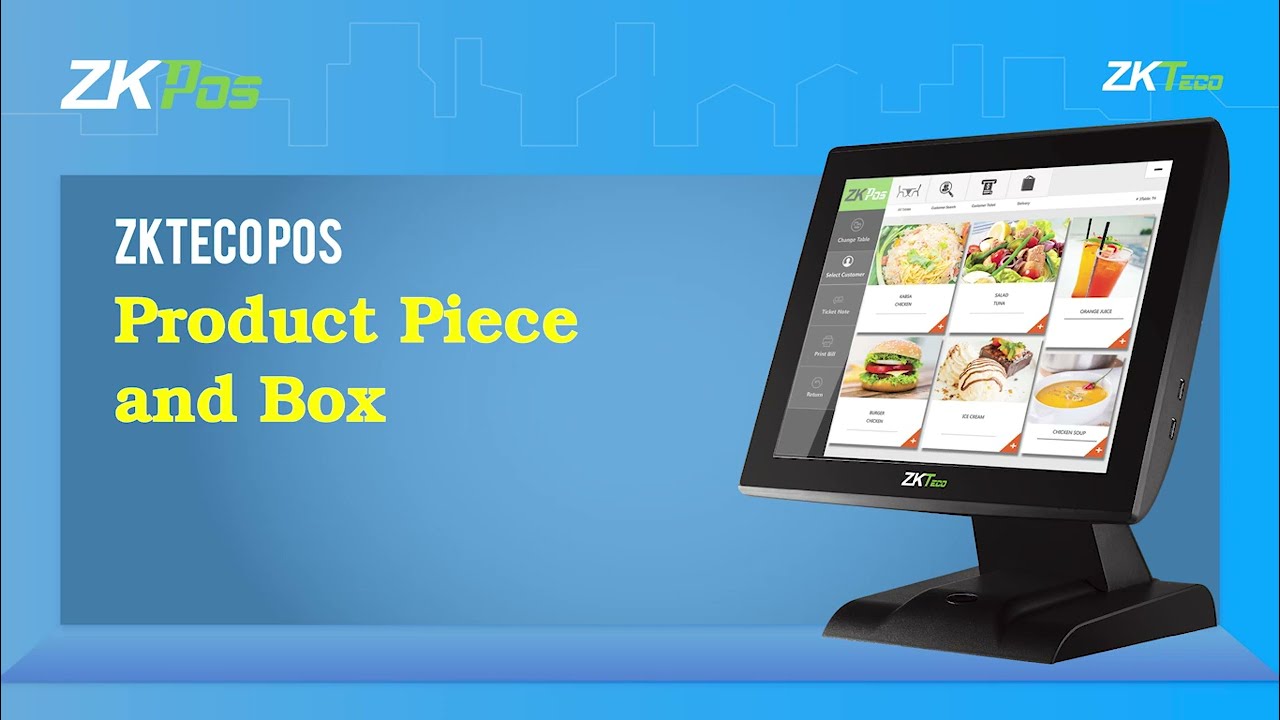 ZKTeco POS Retail / Wholesale / Supermarket / Product Piece and Box.