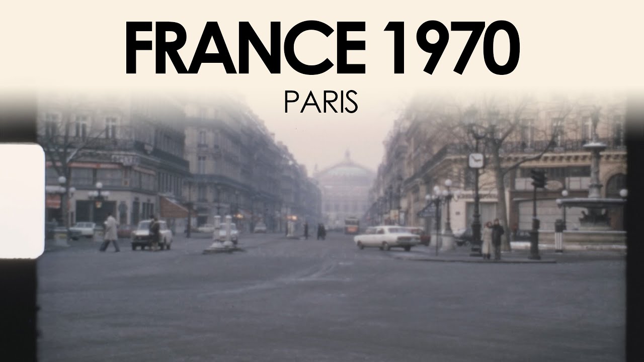 Archive footage of Paris in the 1970s | France travel Super 8 home movie film