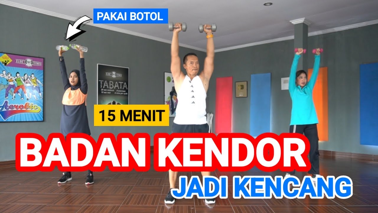 15 Menit Senam pengencangan | Pakai botol air mineral