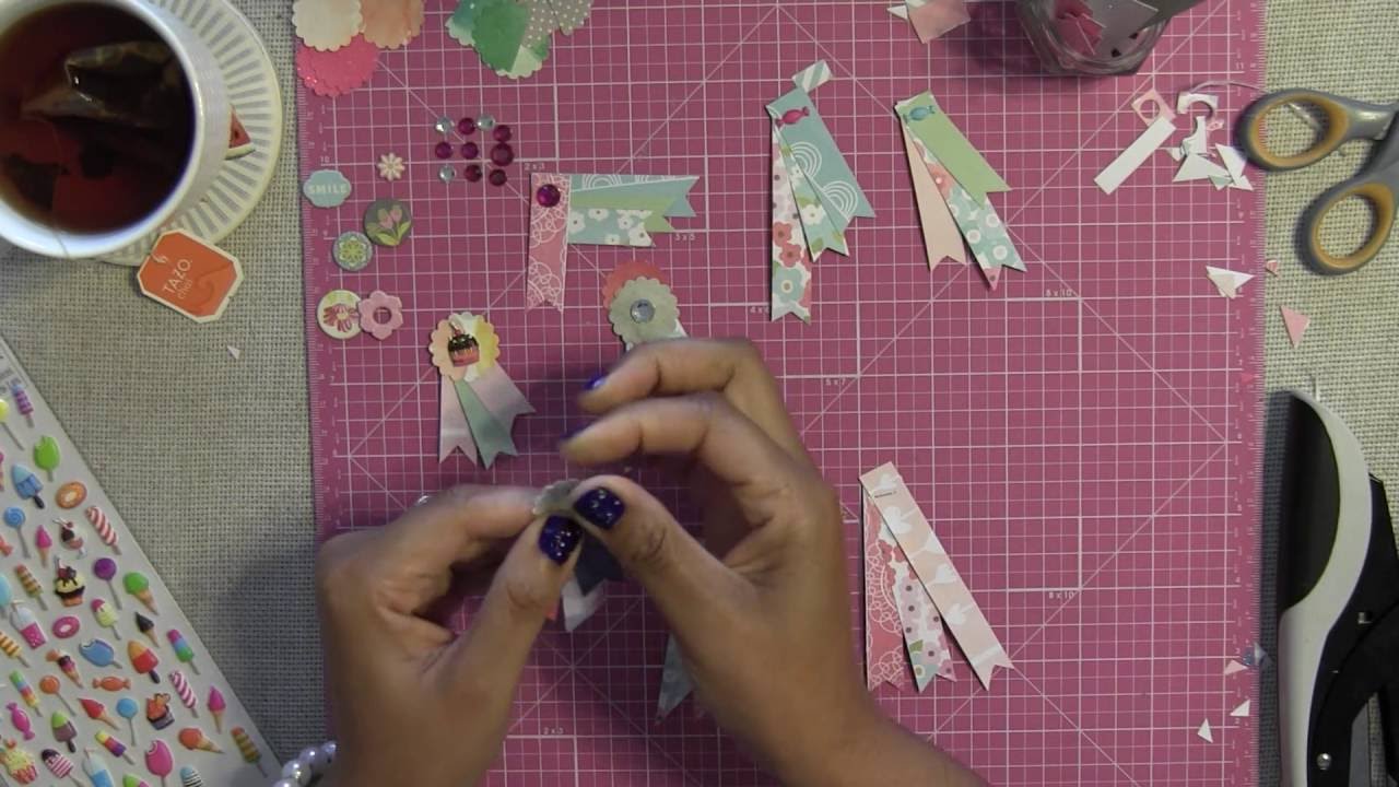 Petite DIY Embellishments for Pocket Letters - Made with Paper Pad Strips