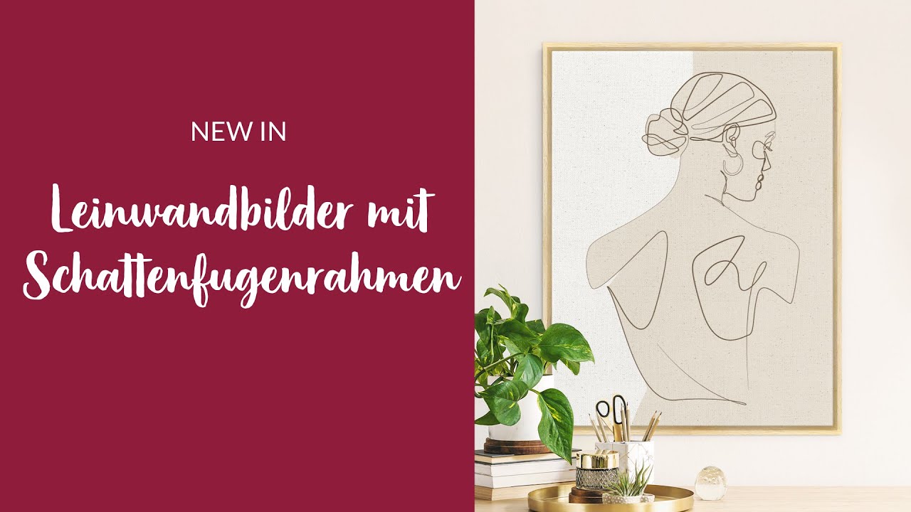 Bilderwelten - Schattenfugenrahmen