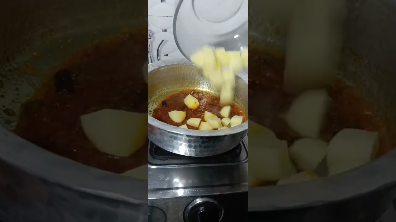 Palk Aalu Recipe😋😋
