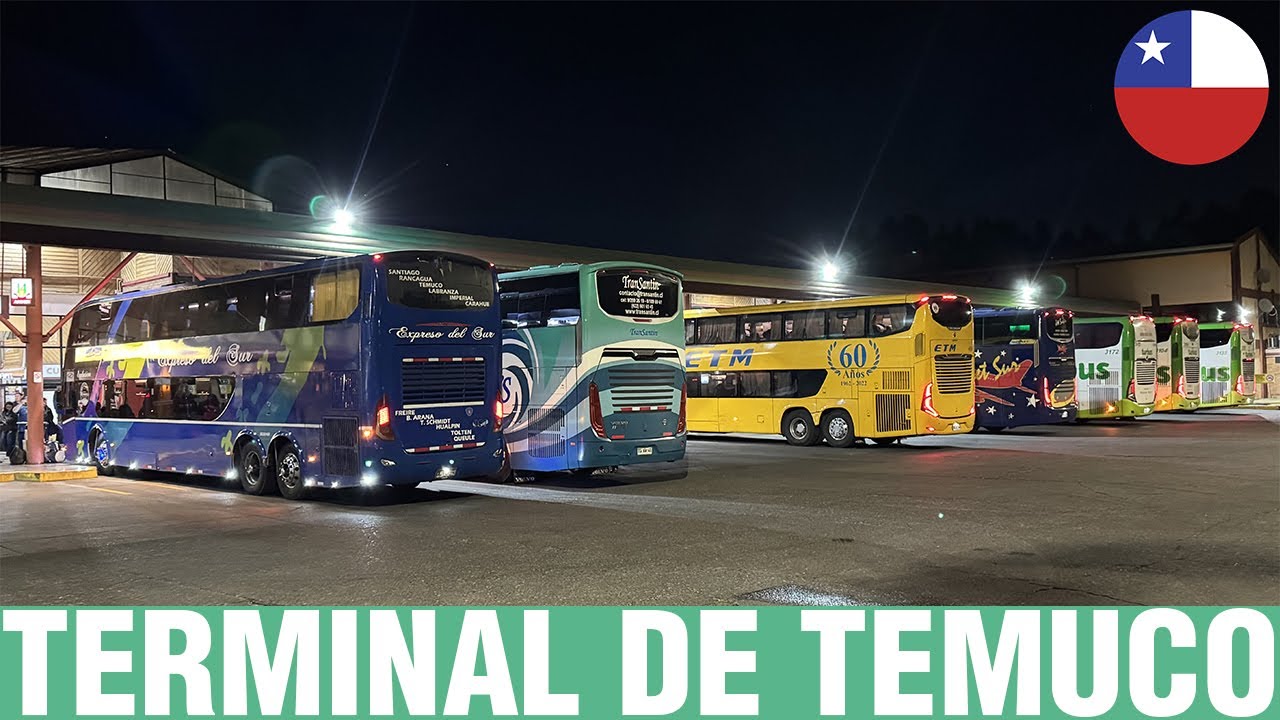 Terminales y Rodoviarios #53 | Movimiento de Buses en Terminal Rodoviario de Temuco