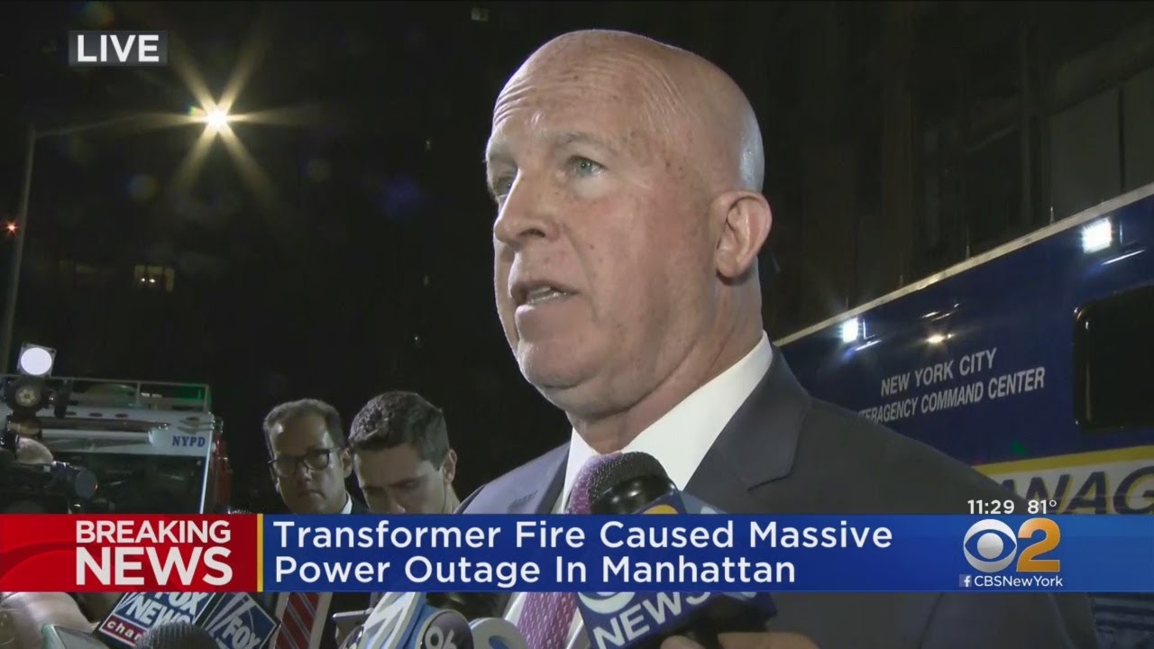 NYPD Commissioner Addresses NYC Power Outage