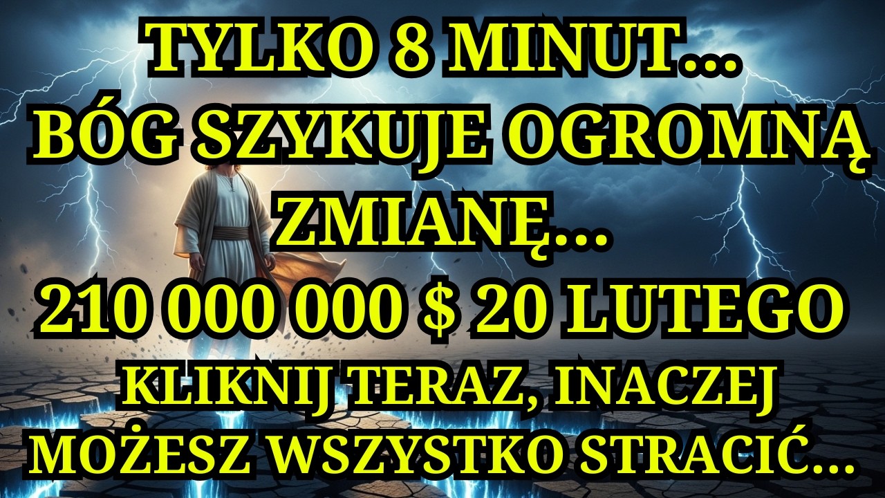 🤑 Zostało 10 min… boskie ogłoszenie zmieni życie: 350 mln $ dla Ciebie