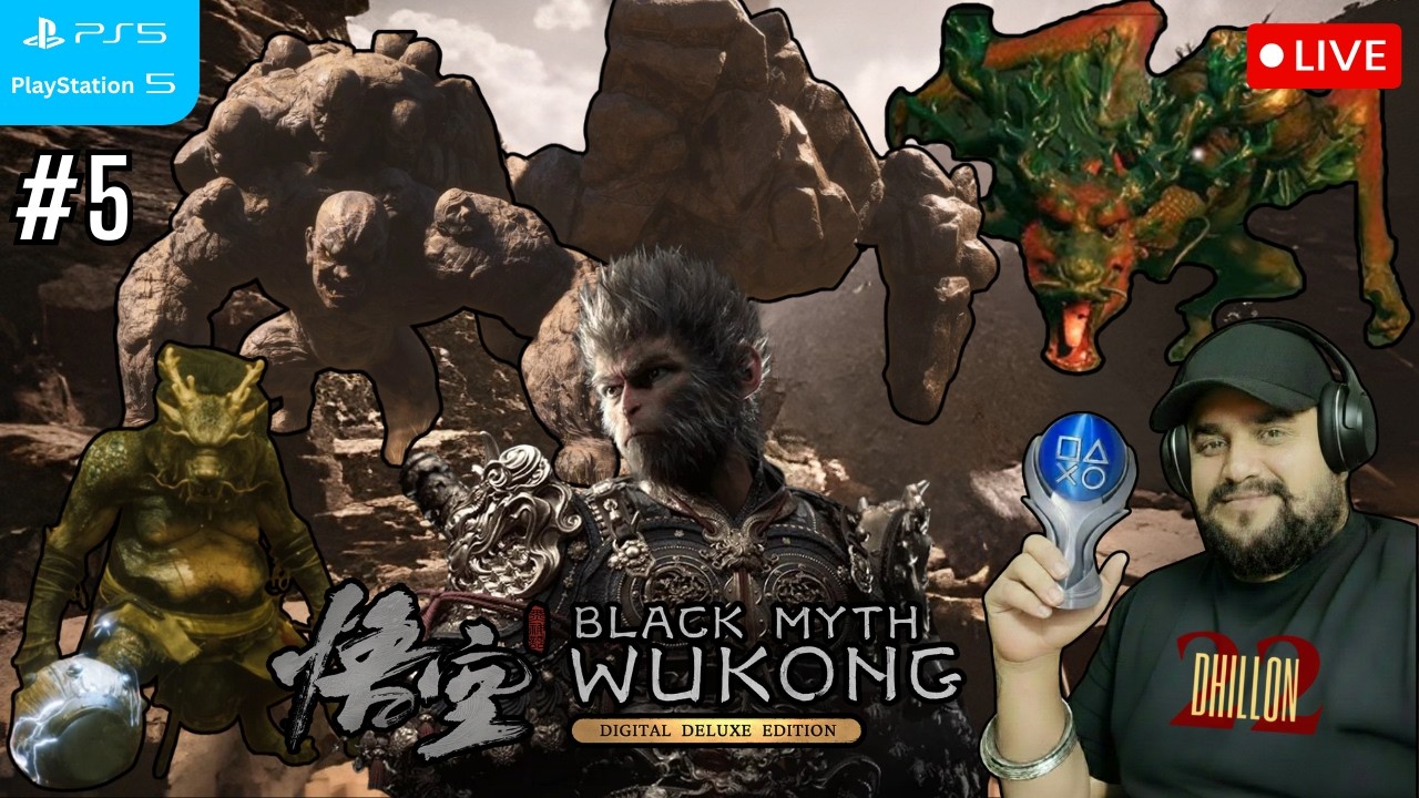 {PLATINUM TROPHY RUN} CHAPTER [2] 5 BOSS 💪FIGHT BLACK MYTH WUKONG EPISODE [#5] |LIVE PS5 GAMEPLAY|