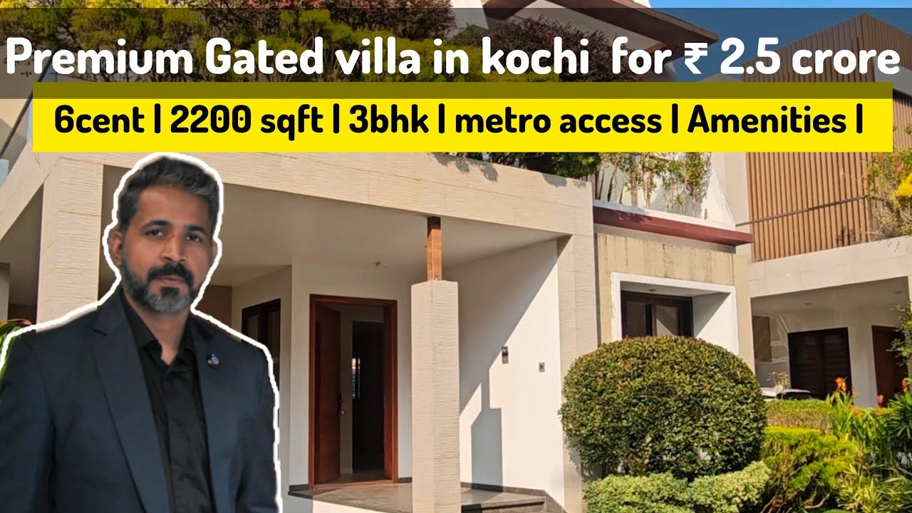 Luxury gated villa for sale | near kaloor | 1 acre township with grand amenities 📞 83558 11211 