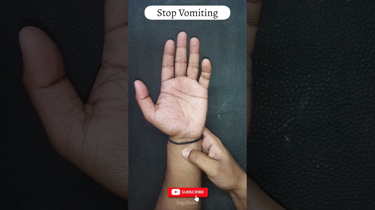 Immediate Vomiting Relief || Quick Ways to Stop Nausea Fast || #YogaTechz #yogasports #shorts #yoga