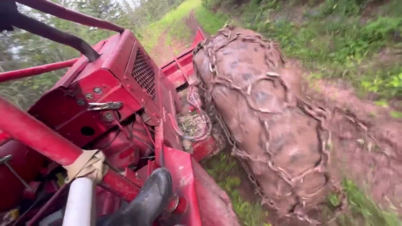 Old log skidder