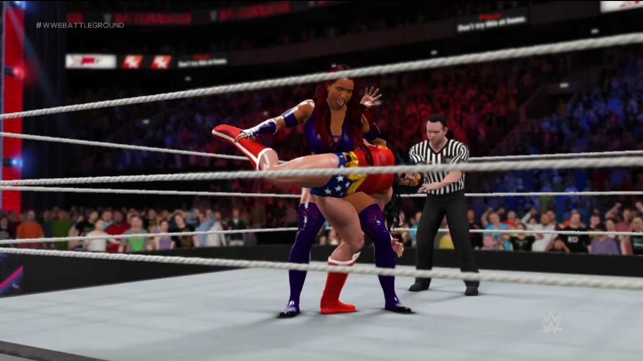 WWE 2K17 Starfire vs. Wonder Woman - Submission Ironman Match